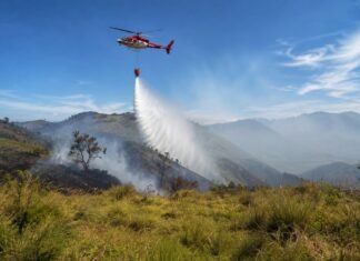 Medan Curam dan Angin Berubah, Pemadaman Karhutla TNBTS Penuh Tantangan