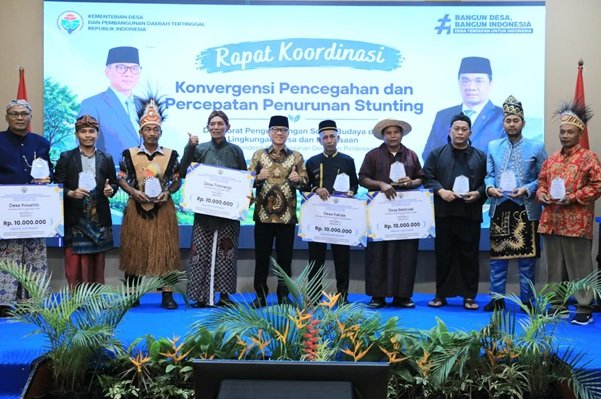 9 Desa Raih Penghargaan Kemendes PDT, Bukti Komitmen Lawan Stunting