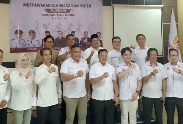 Aklamasi! Dzaky Azhari Pimpin KONI Lebong 2026–2030