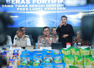 Bareskrim Bongkar Dugaan Beras Fortifikasi Tak Sesuai Label, 6,4 Ton Disita