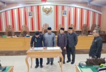 Bupati Arie Apresiasi DPRD, Dua Raperda Disetujui Seluruh Fraksi
