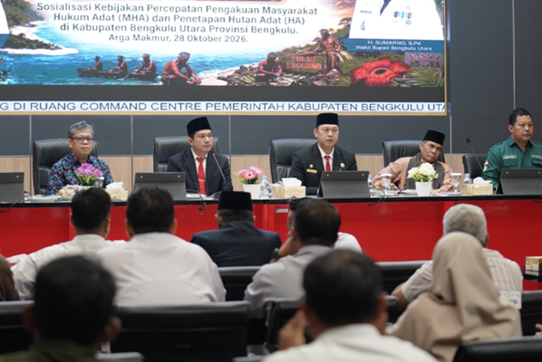 Bupati Arie Percepat Pengakuan Masyarakat Adat, Bengkulu Utara Perkuat Perlindungan Hutan