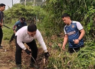 Bupati Lebong Turun ke Jalan, Hidupkan Kembali Semangat Gotong Royong