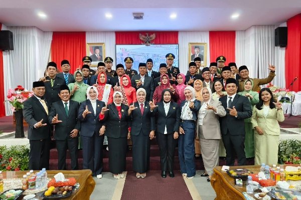 DPRD Lebong Gelar Rapat Paripurna Istimewa Dengarkan Pidato Presiden