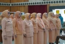 DWP Lebong Dikukuhkan, Perkuat Peran Perempuan dan Ketahanan Keluarga