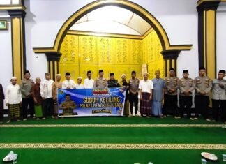 Dekat dengan Warga, Polres Bengkulu Utara Perkuat Kamtibmas Lewat Subuh Keliling