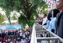 HUT ke-357 Sulsel Meriah, Puluhan Ribu Warga Ikuti Jalan Sehat Anti Mager