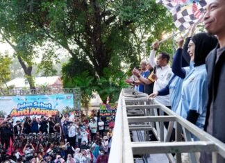 HUT ke-357 Sulsel Meriah, Puluhan Ribu Warga Ikuti Jalan Sehat Anti Mager