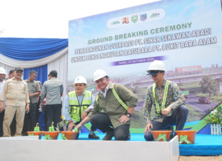 Herman Deru Groundbreaking Overpass Batu Bara, Dorong Infrastruktur yang Berpihak pada Masyarakat