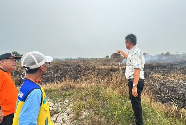 Karhutla OKU Timur Capai 45 Hektare, Bupati Lanosin Perkuat Penanganan