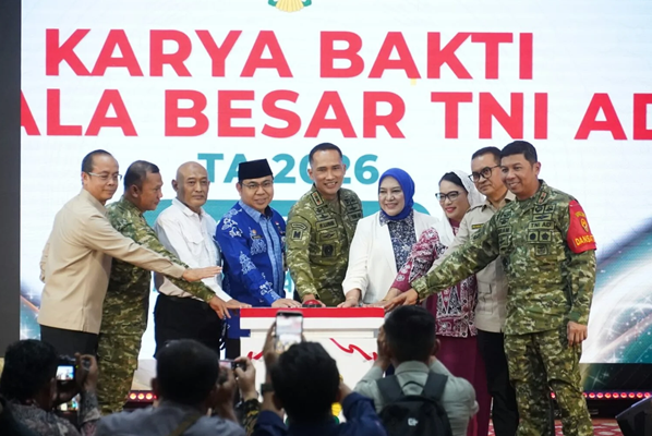 Karya Bakti TNI AD 2026 Sasar Seluruh Bengkulu, dari Jalan hingga Operasi Katarak Gratis