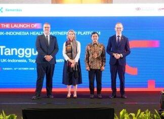 Indonesia – Inggris Luncurkan Tangguh+, Wamenkes: Perkuat Kemitraan Transformasi Kesehatan