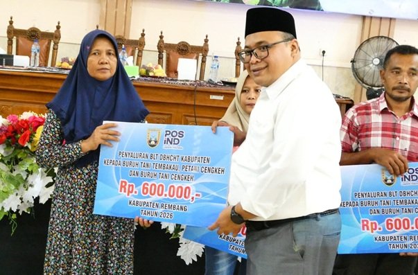 Pemkab Rembang Salurkan BLT DBHCHT Rp5,09 Miliar untuk 8.499 Penerima