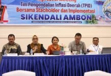 Pemkot Ambon Luncurkan SIKENDALI, Perkuat Pengendalian Inflasi Berbasis Data