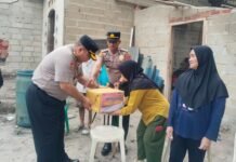 Polres Bangka Bantu Korban Puting Beliung, Wujud Nyata Kepedulian Polri