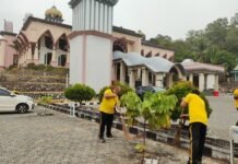 Polres Bangka Turun Tangan, Masjid Agung Dibersihkan demi Kenyamanan Jemaah