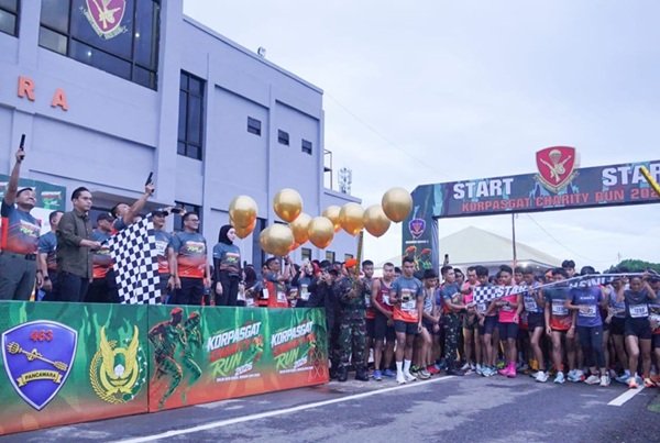 Rico Waas Lepas Korpasgat Charity Run 2026, Olahraga Jadi Aksi Berbagi