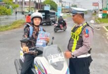 Satlantas Polres Lebong Gencarkan Edukasi, Tolak Knalpot Brong