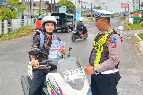 Satlantas Polres Lebong Gencarkan Edukasi, Tolak Knalpot Brong