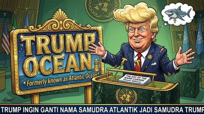 Trump Ingin Ganti Nama Samudra Atlantik Jadi Samudra Trump