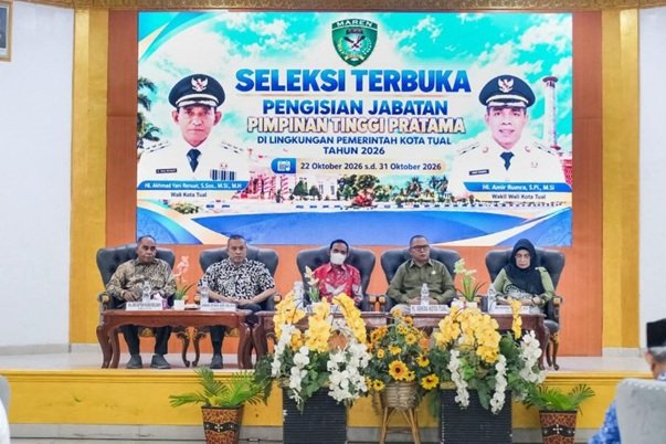 Wali Kota Tual Buka Seleksi Pejabat Eselon II, Perkuat Birokrasi Profesional