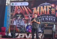 Bupati Azhari Resmi Buka Millennial Music Festival 2, Dorong Kreativitas Anak Muda Lebong